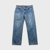 Vintage 90s Levi's 505 Jean Mens 34x28 Blue Original Fit Straight Leg Light Wash Pants