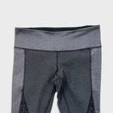 Lululemon Wunder Under Crop *Sashiko Womens Size 6 Black Yoga Leggings