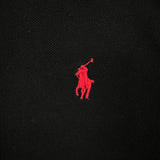 Polo Ralph Lauren Shirt Mens 2XL Black Pony Slim Fit Casual Preppy Short Sleeve