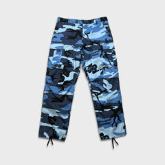 Vintage Y2K Rothco BDU Pants Mens 38x32 Blue Camouflage Military Army Tactical Cargo Trouser