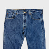 Levi's 501 Jeans Mens 38x32 Blue Original Fit Straight Medium Wash Denim Pants