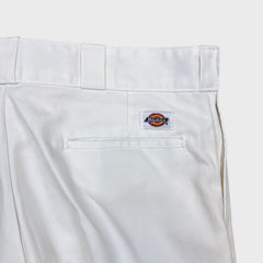 Dickies 874 Pants Mens 36x32 White Original Fit Workwear Casual Chino Trousers