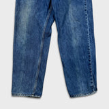 Vintage Y2K Levi's 550 Jeans Mens 34x29 Blue Relaxed Fit Faded Medium Wash Baggy Denim Pants