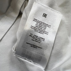 Diesel T Shirt Mens Medium White Grunge Short Sleeve Graphic Tee