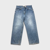 Vintage Y2K Levi's 550 Jeans Mens 32x27 Blue Relaxed Fit Straight Leg Medium Wash Baggy Denim Pants