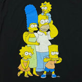 The Simpsons T Shirt Mens Medium Black Homer Bart Cartoon TV Graphic Tee