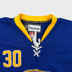 Vintage Y2K Reebok Buffalo Sabres Ryan Miller #30 Jersey Mens Large Blue NHL Hockey