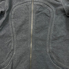 Lululemon Scuba Hoodie Womens Size 6 Gray Full Zip Sports Hooded Sweater