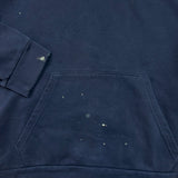 Adidas Hoodie Mens Large Blue Essentials Spell Out Hooded Sweater