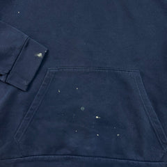 Adidas Hoodie Mens Large Blue Essentials Spell Out Hooded Sweater