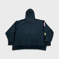 Nike Toronto Raptors Hoodie Mens 3XL Black City Edition Courtside NBA Basketball Hooded Sweater