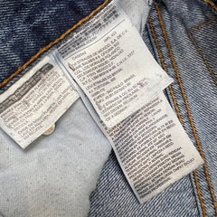 Levi's 550 Jeans Mens 32x30 Blue Relaxed Fit Straight Leg Medium Wash Baggy Denim Pants