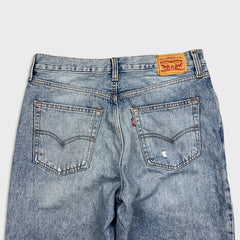 Levi's '94 Baggy Jeans Womens 32x31 Blue Loose Relaxed Fit Distressed Light Wash