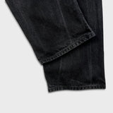 Levi's 501 Jeans Mens 34x30 Black Original Straight Leg Dark Wash Denim Pants