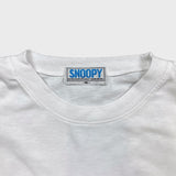 Vintage Snoopy 90s University de Paris T Shirt Mens XL White Cartoon Art Tee