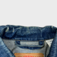 Levi's Type III Denim Jacket Mens XL Blue Medium Wash Western Trucker