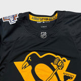 2019 Adidas Pittsburgh Penguins Stadium Series Patch Jersey Mens Large Black Fight Strap