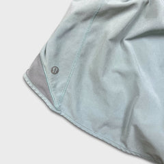 Lululemon Hotty Hot High Rise Short 4" Womens Size 8 Blue Athletic Run Yoga Pants