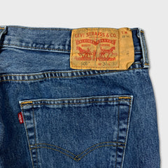 Levi's 501 Jeans Mens 36x32 Blue Original Fit Straight Medium Wash Denim Pants