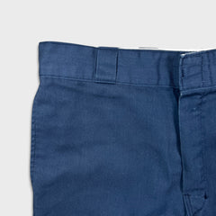 Dickies 874 Pants Mens 34x26 Blue Original Fit Workwear Casual Chino Trousers