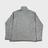 Patagonia Fleece Womens Medium Gray Outdoor Pullover Quarter Zip Jacket