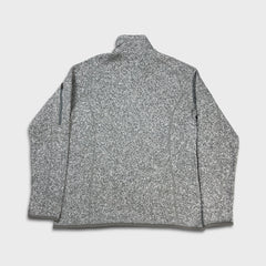 Patagonia Fleece Womens Medium Gray Outdoor Pullover Quarter Zip Jacket