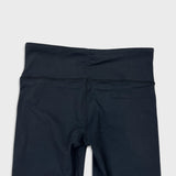 Lululemon Tadasana Slit Crop Womens Size 4 Black Athletic Yoga Leggings Pants