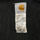 Carhartt Jacket Mens Small Brown J130 Duck Canvas Quilted Lined Faded Workwear