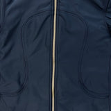 Lululemon Uba Hoodie Softshell Womens Size 8 Blue Sportswear Full Zip Sweater