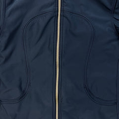 Lululemon Uba Hoodie Softshell Womens Size 8 Blue Sportswear Full Zip Sweater