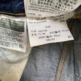 Levi's 501 Jeans Mens 32x31 Blue Original Fit Straight Distress Medium Wash Denim Pants