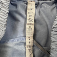 Lululemon Hotty Hot High-Rise Short 4" Womens Size 6 Blue Athletic Run Yoga