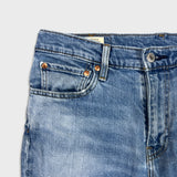 Levi's 511 Jeans Mens 33x32 Blue Slim Fit Mid Rise Light Wash Faded Denim Pants