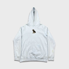 October's Very Own Hoodie Mens Medium Blue OVO Classic Owl Hooded Sweater