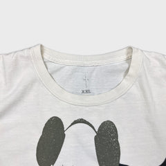 Travis Scott Cactus Jack + Kaws For Fragment T Shirt Mens 2XL White AOP Tee