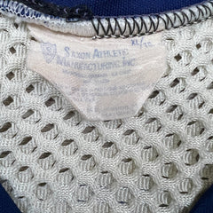 Vintage 70s Saxon Athletic Football Jersey Mens XL White USA Mesh #61