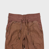 Lululemon Dance Studio Mid-Rise Jogger Womens Size 2 Brown Athletic Taper Leg