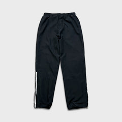 Adidas Track Pants Mens Large Black Climalite 3 Stripe Athletic Training
