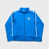 Vintage Y2K Adidas Originals Sweatshirt Mens Medium Blue 3 Stripes Full Zip Tracksuit Top