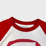 Earl Sweatshirt Long Sleeve Shirt Mens Large White 3/4 Raglan Sleeve Cropped Tee