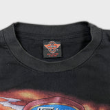 Vintage 90s 3D Emblem Truckers Only T Shirt Mens Large Black Drivin Life Away Tee