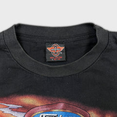 Vintage 90s 3D Emblem Truckers Only T Shirt Mens Large Black Drivin Life Away Tee