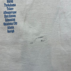 Vintage 90s Terri Clark On Tour T Shirt Mens XL White Country Graphic Band Tee