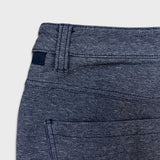 Lululemon ABC Slim Fit 5 Pocket Pant Mens 34x32 Blue Casual Stretch Trousers
