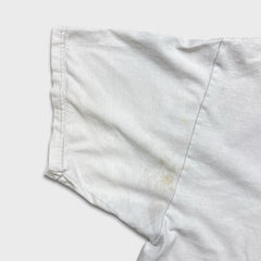 HUF Box Logo T Shirt Mens XL White Distressed Short Sleeve Graphic Skate Tee