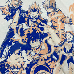 My Hero Academia T Shirt Mens 2XL White One For All Funimation Anime Graphic Tee
