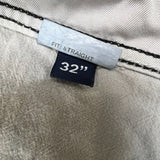 G-Star Raw Pants Mens 32x34 White Straight Fit Casual Utility Cargo Trousers