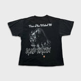 Vintage 1999 Iced Earth Tour of The Wicked T Shirt Mens XL Black Band Tee