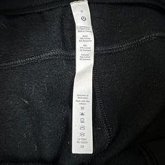 Lululemon Scuba Relaxed High-Rise Jogger Womens Size 8 Black Terry Sweatpants