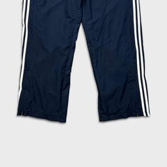 Vintage Y2K Adidas Track Pants Mens XL Blue 3 Stripes Spell Out Relaxed Straight Jogger